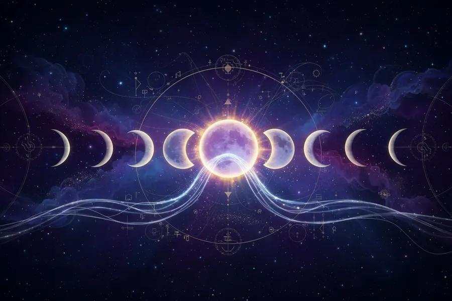 Фазы Луны — полный гид: 8 фаз лунного цикла. Новолуние, полнолуние, растущая и убывающая Луна. Что делать и чего избегат